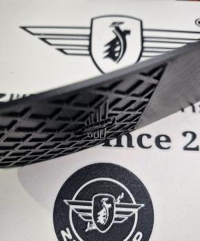 Originalgetreue Nachfertigung – Spritzschutz vorne für Zündapp HAI / CX 25 & 50 (Typ 448) 448-​19.132 + Flügelwappen !